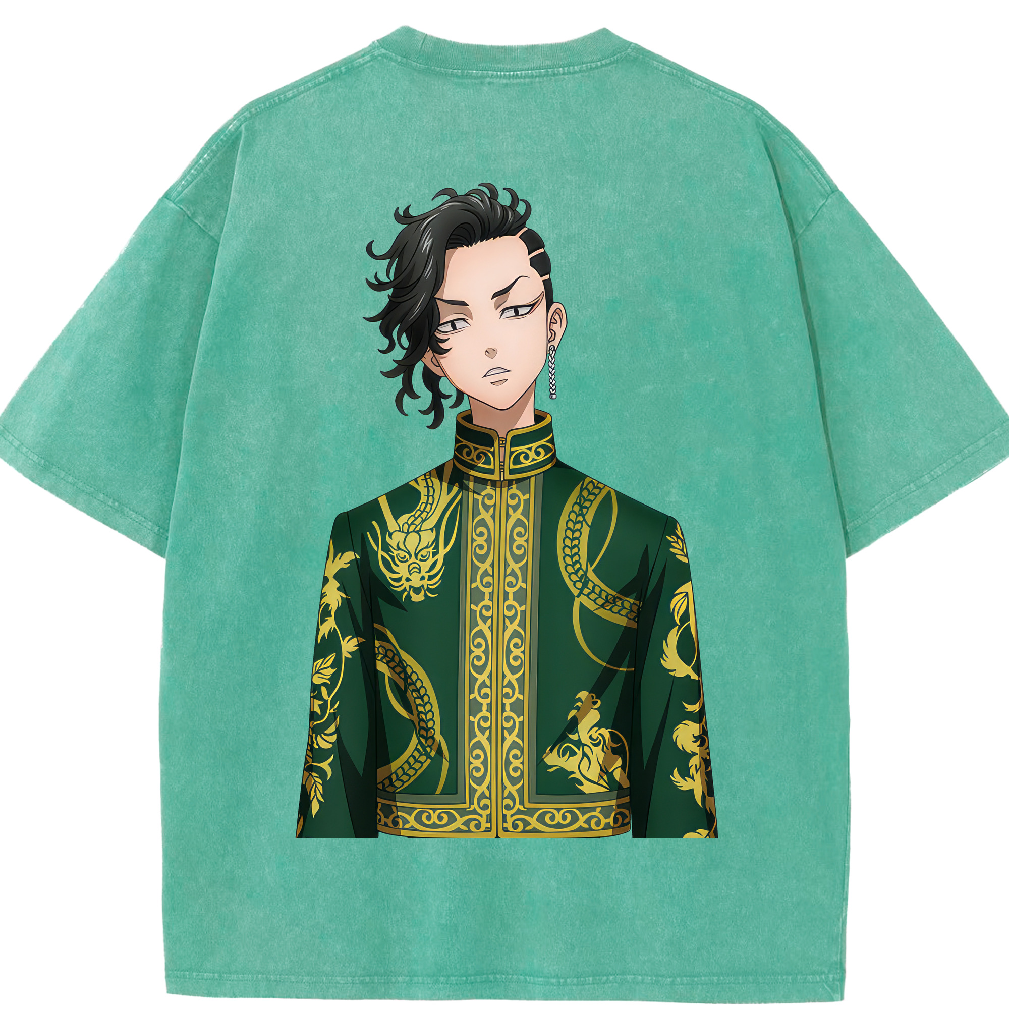 （画像用） 東京リベンジャーズ Tokyo Revengers 綿100% ヴィンテージ風 半袖Tシャツ（背面プリント）